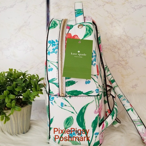 🌹HP Kate Spade Sammi Hummingbird Floral Backpack - Picture 3 of 8